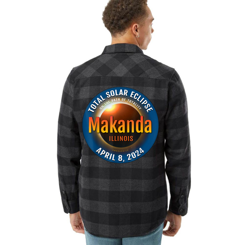 Makanda Illinois Il Total Solar Eclipse 2024  3  T Shirt Flannel Shirt by deemerx8lmshare | Artistshot