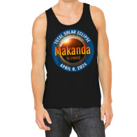 Makanda Illinois Il Total Solar Eclipse 2024  3  T Shirt Tank Top | Artistshot