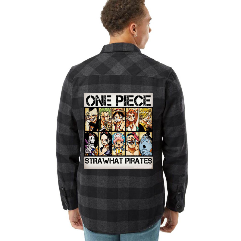 One Piece Straw Hat Pirates Flannel Shirt | Artistshot