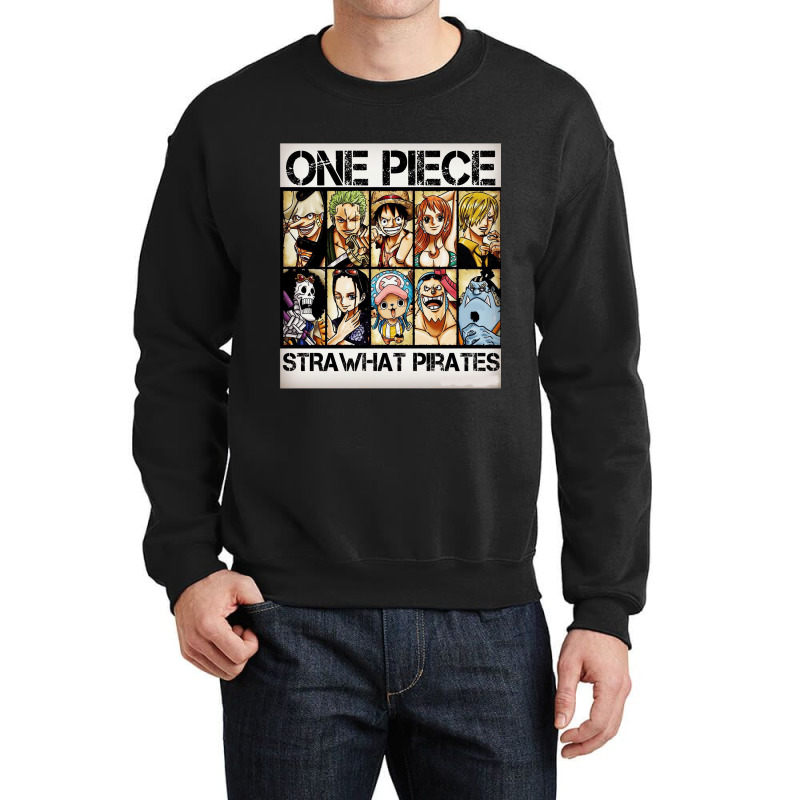 One Piece Straw Hat Pirates Crewneck Sweatshirt | Artistshot