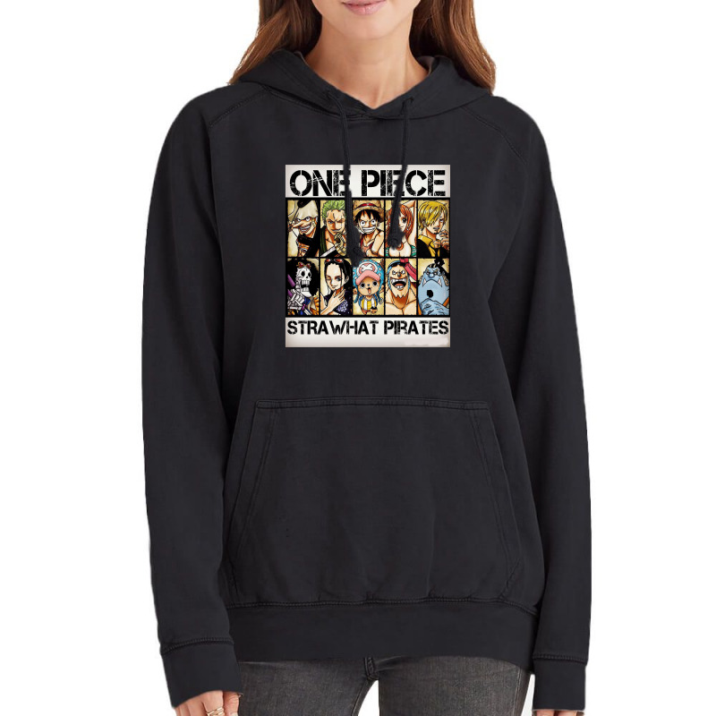 One Piece Straw Hat Pirates Vintage Hoodie | Artistshot