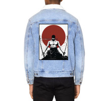 Zoro One Piece Unisex Sherpa-lined Denim Jacket | Artistshot