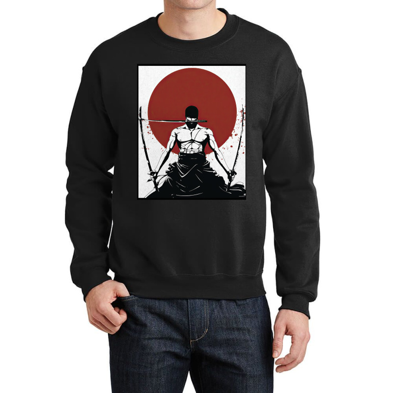 Zoro One Piece Crewneck Sweatshirt | Artistshot