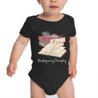 Reading Is My Theraphy 95 Baby Bodysuit | Artistshot