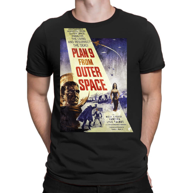 Plan 9 From Outer Space - Film Poster T-shirt | Artistshot