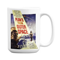 Plan 9 From Outer Space - Film Poster 15 Oz Coffee Mug | Artistshot