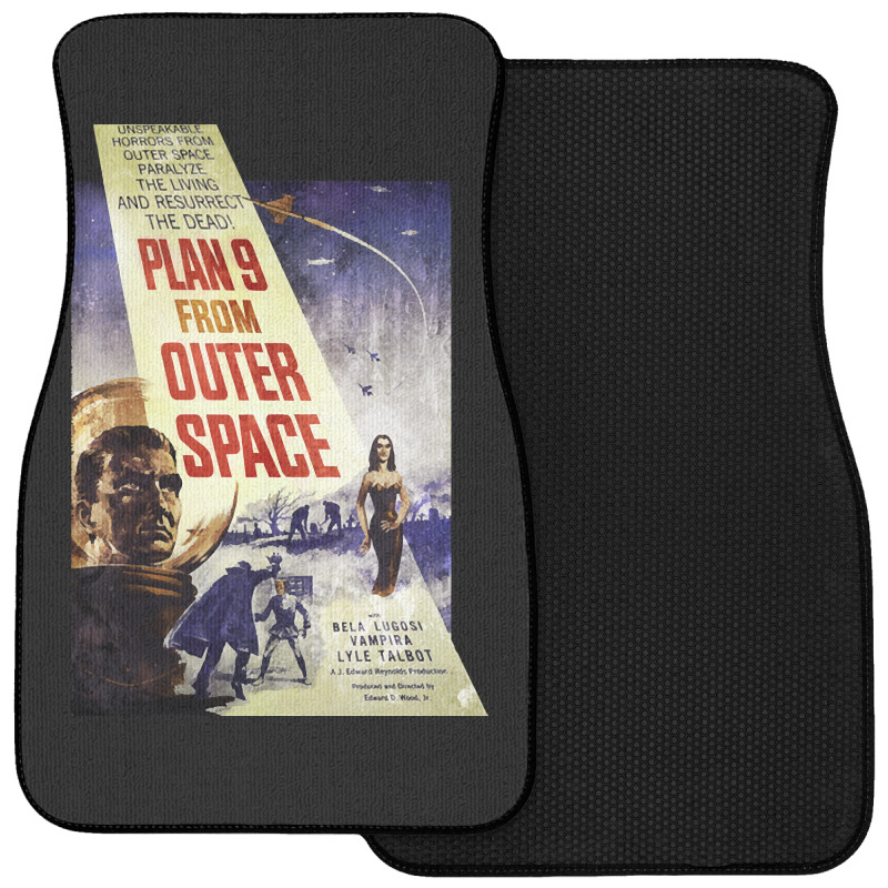 Plan 9 From Outer Space - Film Poster Front Car Mat | Artistshot