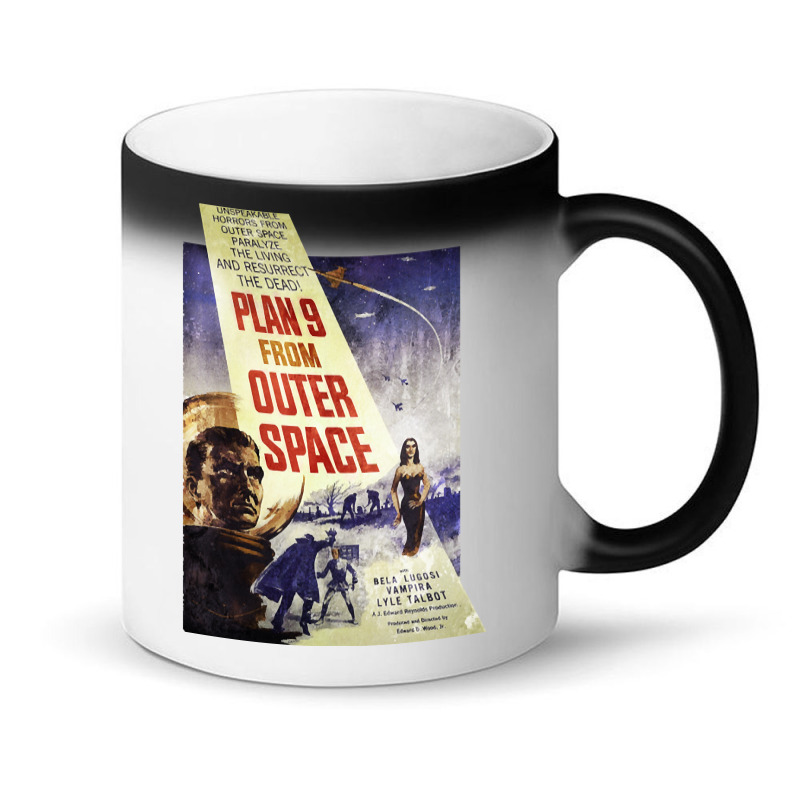 Plan 9 From Outer Space - Film Poster Magic Mug | Artistshot