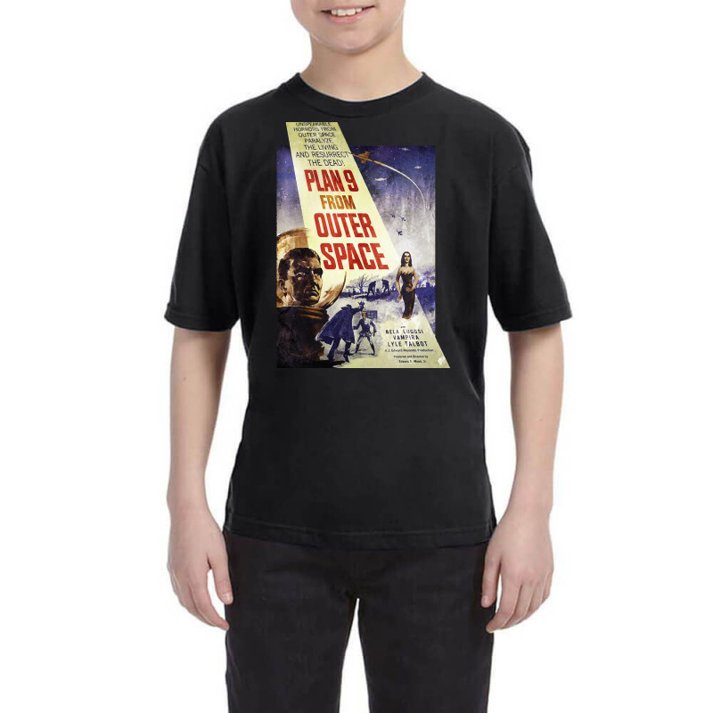 Plan 9 From Outer Space - Film Poster Youth Tee | Artistshot