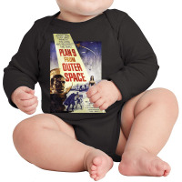 Plan 9 From Outer Space - Film Poster Long Sleeve Baby Bodysuit | Artistshot