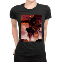 Ghost Of Tsushima Samurai Anime Warriors Ladies Fitted T-shirt | Artistshot