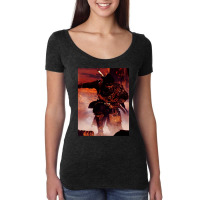 Ghost Of Tsushima Samurai Anime Warriors Women's Triblend Scoop T-shirt | Artistshot