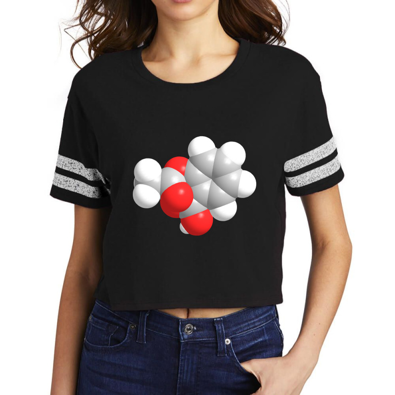 Aspirin Molecule Chemistry Scorecard Crop Tee by Pannell Quintero | Artistshot