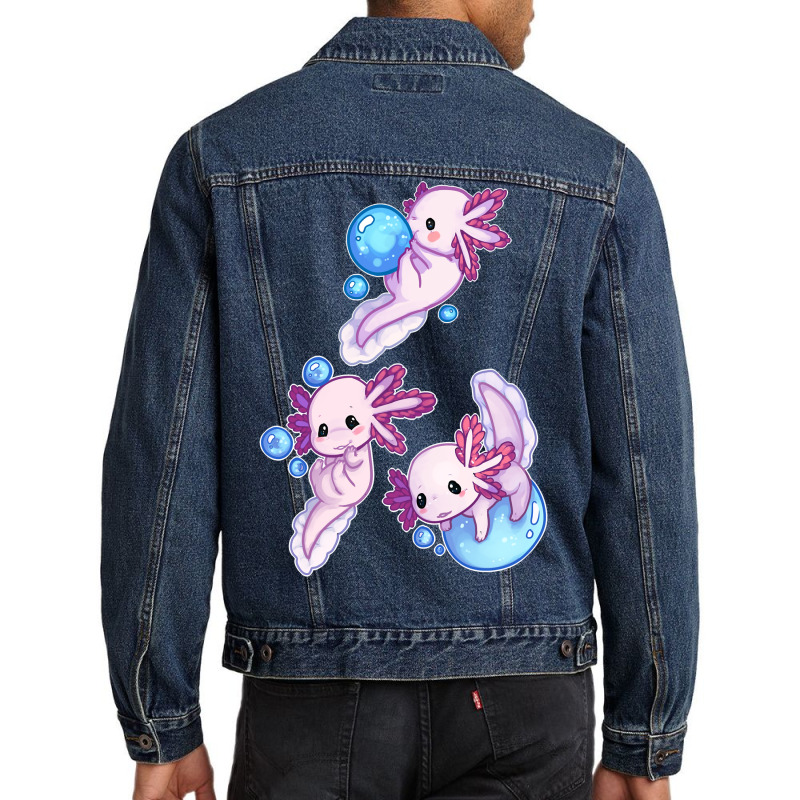 Axolotl-ssppa Men Denim Jacket by Min09 | Artistshot