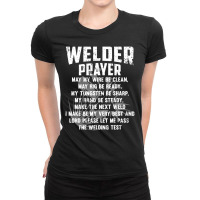 Vintage Welder Welder Prayer Welding Ladies Fitted T-shirt | Artistshot