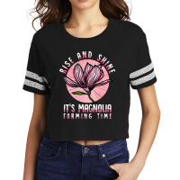 Rise & Shine It's Magnolia Farming Time - Magnolia Farms Scorecard Crop Tee | Artistshot