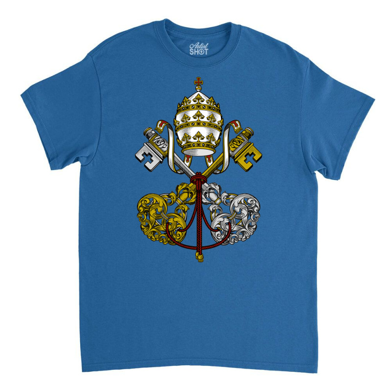 Emblem Of The Papacy Holy See Classic T-shirt | Artistshot