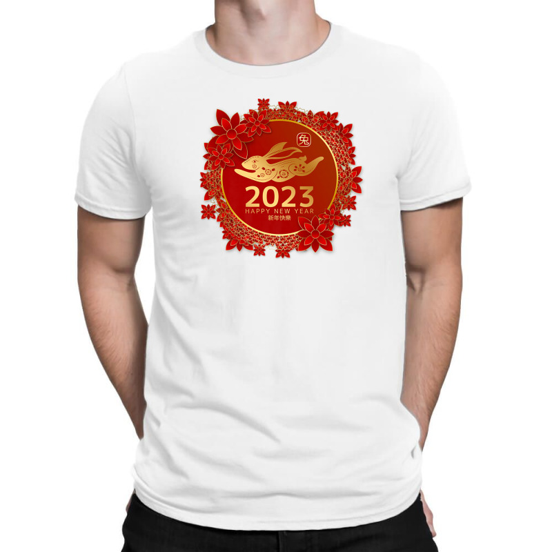 Chinese Zodiac Horoscope Decor New Year Of The Rabbit 2023 T-shirt | Artistshot