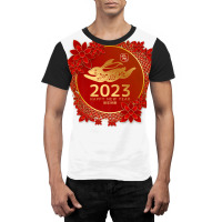 Chinese Zodiac Horoscope Decor New Year Of The Rabbit 2023 Graphic T-shirt | Artistshot