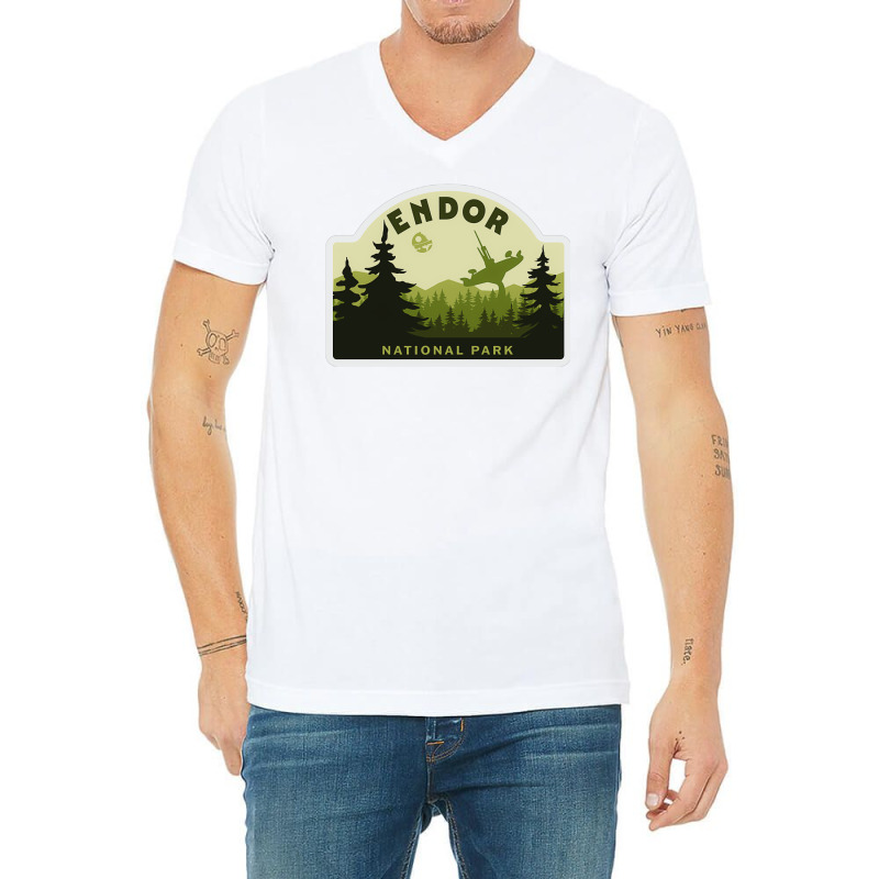 Endor National Park V-neck Tee | Artistshot