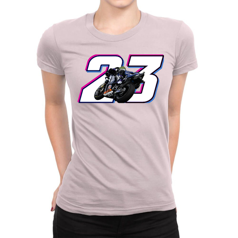 Enea Bastianini 23 Ladies Fitted T-Shirt by senkovdenairp | Artistshot