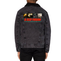 Ep Collections Collage Unisex Sherpa-lined Denim Jacket | Artistshot