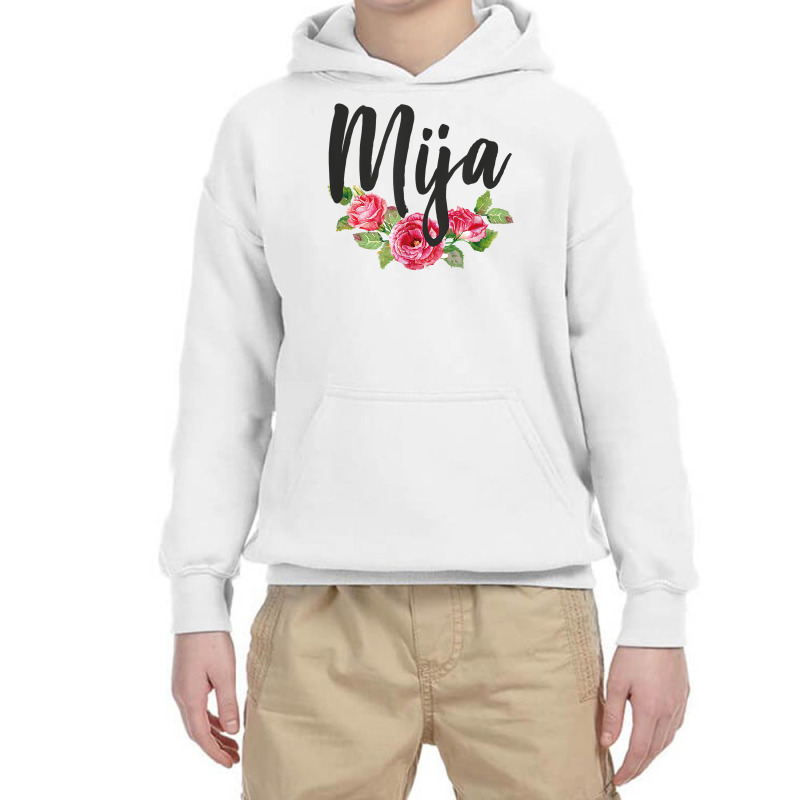 Mija Latina Floral T Shirt Youth Hoodie by lavenakf44f | Artistshot