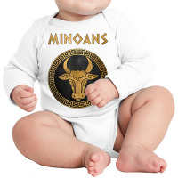 Minoans Bronze Age Crete Minoan Ancient Symbol T Shirt Long Sleeve Baby Bodysuit | Artistshot