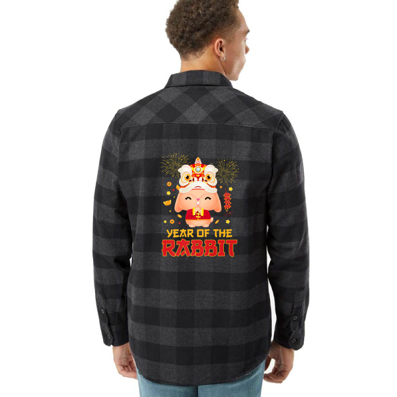 Year Of The Rabbit Chinese New Year 2023 Kids Toddler Family Flannel Shirt | Artistshot