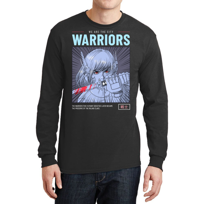 Anime Manga Warrior Woman Samurai Long Sleeve Shirts | Artistshot