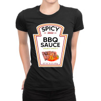 Bbq Sauce Hot Spicy Grill Ketchup Barbeque Halloween Costume Ladies Fitted T-shirt | Artistshot