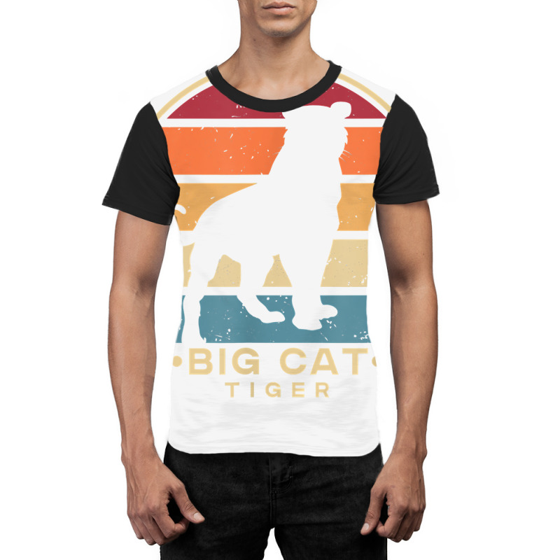 Retro Big Cat Tiger King Tiger Wild Cat Siberian Tiger T Shirt Graphic T-shirt by deemerx8lmshare | Artistshot