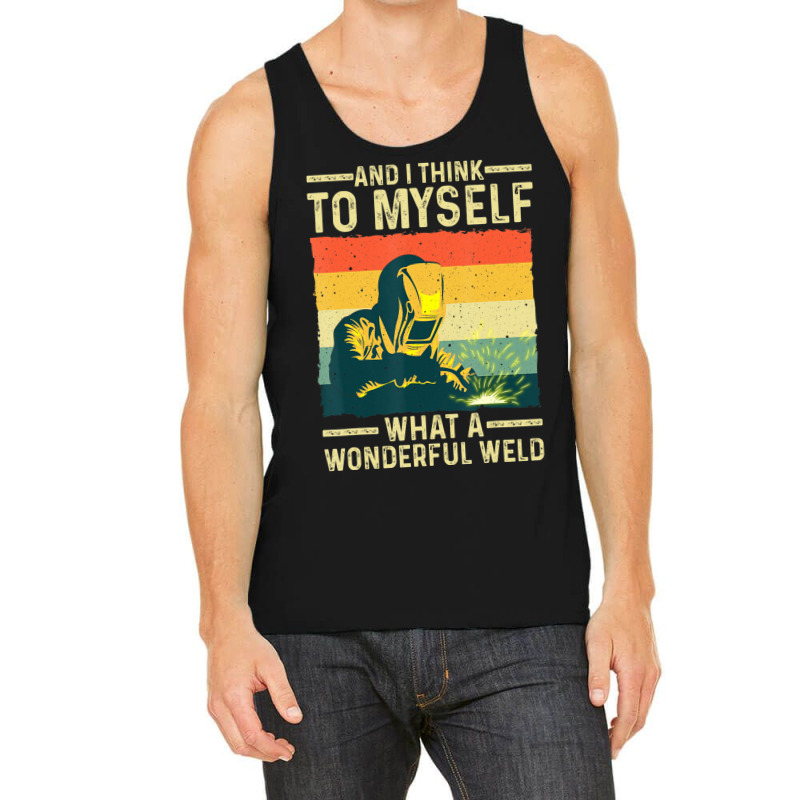 Funny Vintage Welding Dad Blacksmith Worker Tank Top | Artistshot