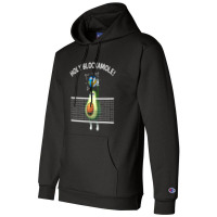 Funny Volleyball Women Holy Guacamole Player Blocker Champion Hoodie | Artistshot