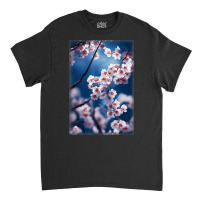 Sakura Tree Close Up Picture Detailed Photo Realism T Shirt Classic T-shirt | Artistshot