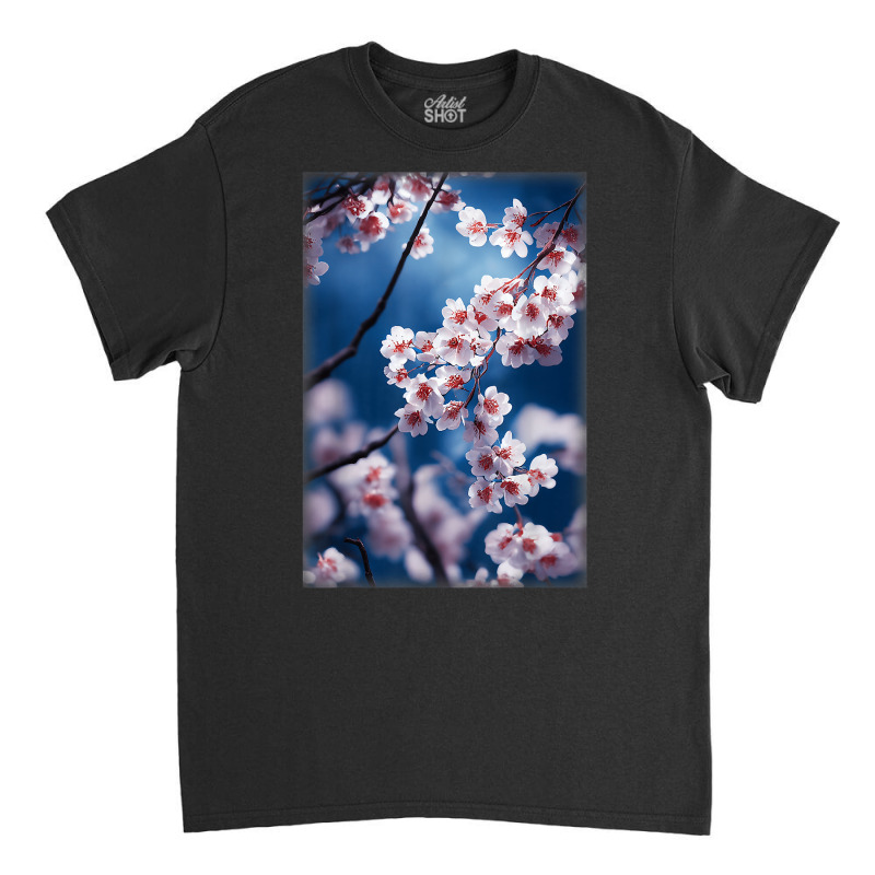 Sakura Tree Close Up Picture Detailed Photo Realism T Shirt Classic T-shirt by gswarnkab | Artistshot