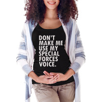 Saying Military Usa Veteran Maternity Scoop Neck T-shirt | Artistshot