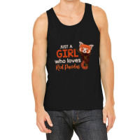 Just A Girl Who Loves Red Pandas-iwils Tank Top | Artistshot