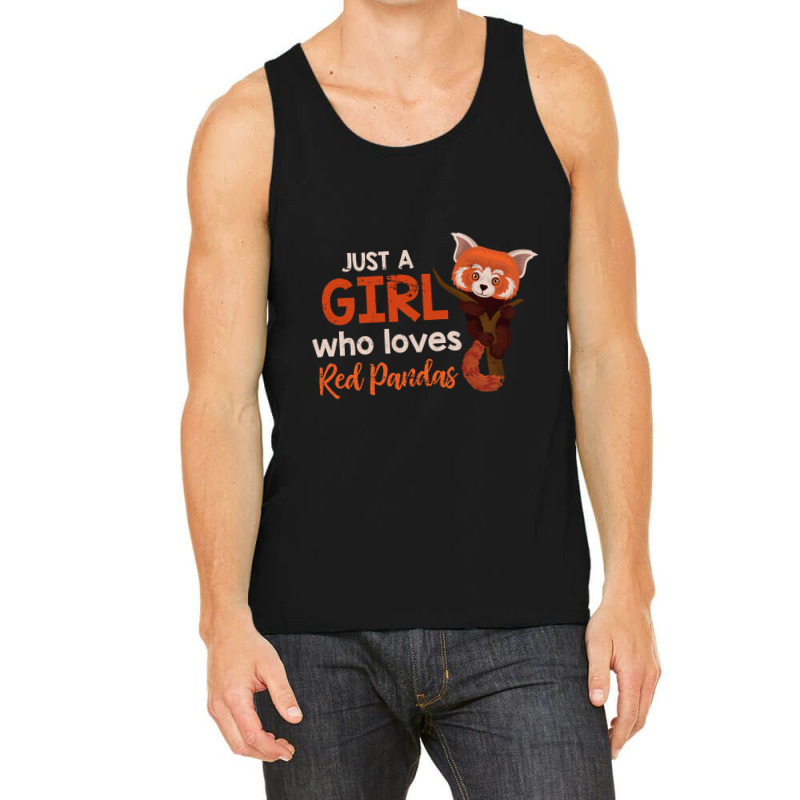 Just A Girl Who Loves Red Pandas-iwils Tank Top | Artistshot