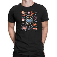 Crustaceancore Aesthetic Crustaceans Crab Lobster Shrimp T-shirt | Artistshot