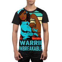 Interstitial Cystitis Warrior Shirt Unbreakable Graphic T-shirt | Artistshot