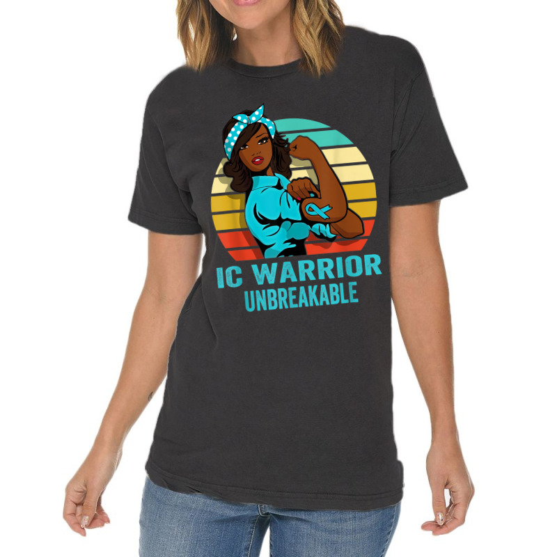 Interstitial Cystitis Warrior Shirt Unbreakable Vintage T-shirt | Artistshot