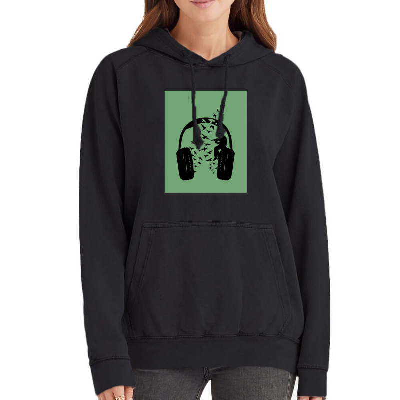 Headphone - Violin 1 Vintage Hoodie by MaryBirdsell | Artistshot