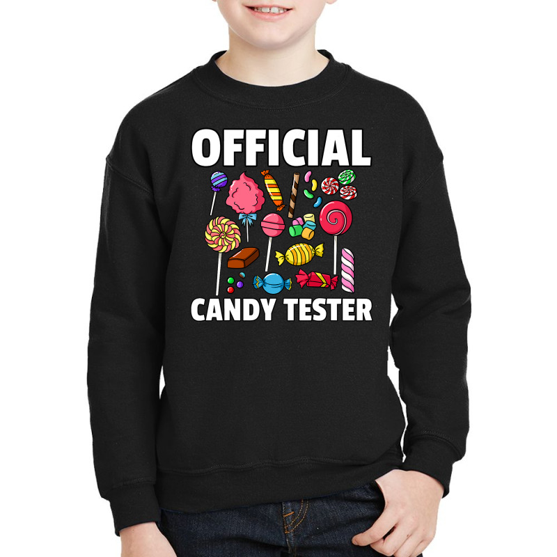 Candy Tester Lollipop Sweets Gift Halloween Kids Youth Sweatshirt by Aliceartist | Artistshot