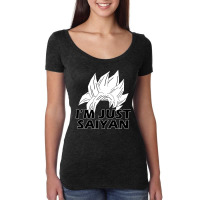 I'm Just Saiyan Women's Triblend Scoop T-shirt | Artistshot