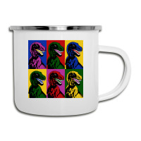 Dinosaur Pop Art Camper Cup | Artistshot