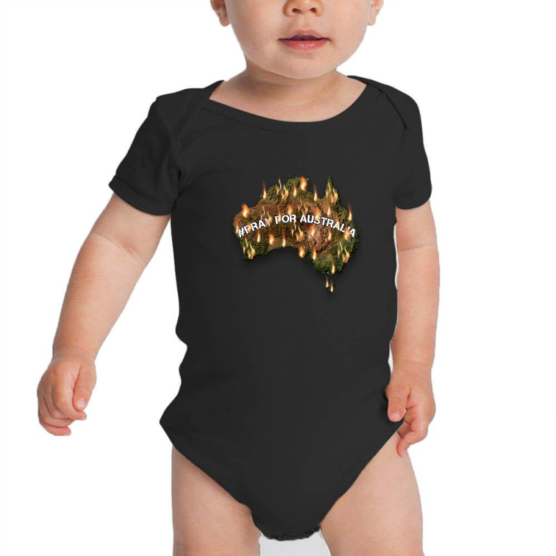 Pray For Australia Baby Bodysuit by autlu2024 | Artistshot