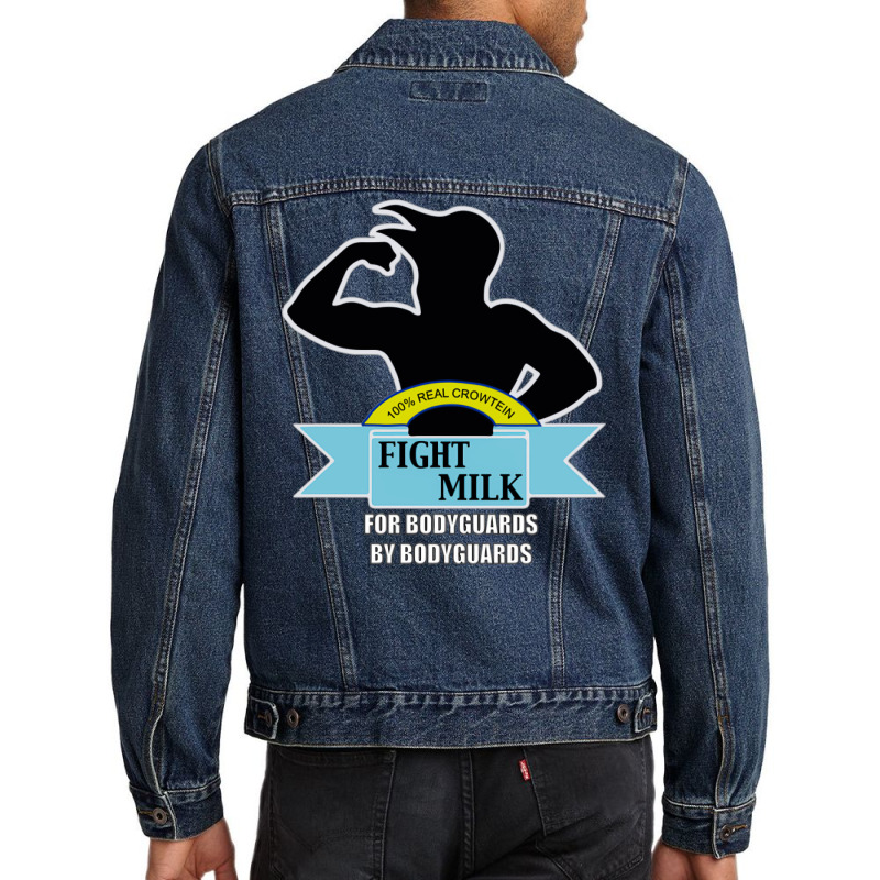 Fight Milk   It S Always Sunny Men Denim Jacket by senkovdenairp | Artistshot