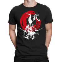 Japanese Samurai Fire Warrior Swords Retro Japan Calligraphy T-shirt | Artistshot