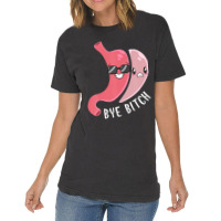 Gastric Sleeve Bye Bitch Bariatric Surgery Medical Alert Vintage T-shirt | Artistshot